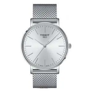 TISSOT Men’s Quartz Swiss Made Silver Stainless Steel White Dial 40mm Watch T143.410.11.011.00 UAE DUBAI AJMAN SHARJAH ABU DHABI RAS AL KHAIMA UMM UL QUWAIN ALAIN FUJAIRAH