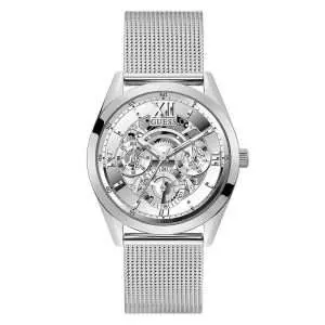 Guess Men’s Quartz Silver Stainless Steel Silver Dial 42mm Watch GW0368G1 UAE DUBAI AJMAN SHARJAH ABU DHABI RAS AL KHAIMA UMM UL QUWAIN ALAIN FUJAIRAH
