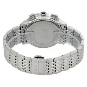Hugo Boss Men’s Quartz Silver Stainless Steel Black Dial 44mm Watch 1513267 UAE DUBAI AJMAN SHARJAH ABU DHABI RAS AL KHAIMA UMM UL QUWAIN ALAIN FUJAIRAH