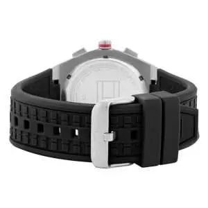 Tommy Hilfiger Men’s Quartz Black Silicone Strap Black Dial 44mm Watch 1791898 UAE DUBAI AJMAN SHARJAH ABU DHABI RAS AL KHAIMA UMM UL QUWAIN ALAIN FUJAIRAH