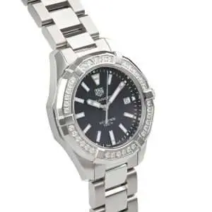 Tag Heuer Women’s Quartz Swiss Made Silver Stainless Steel Black Dial 35mm Watch WAY131P.BA0748 UAE DUBAI AJMAN SHARJAH ABU DHABI RAS AL KHAIMA UMM UL QUWAIN ALAIN FUJAIRAH