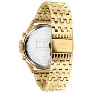 Tommy Hilfiger Women’s Quartz Gold Stainless Steel Silver Dial 40mm Watch 1782142 UAE DUBAI AJMAN SHARJAH ABU DHABI RAS AL KHAIMA UMM UL QUWAIN ALAIN FUJAIRAH