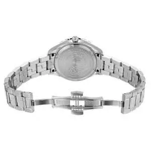Versace Women’s Quartz Swiss Made Silver Stainless Steel Black Dial 35mm Watch V12020015 UAE DUBAI AJMAN SHARJAH ABU DHABI RAS AL KHAIMA UMM UL QUWAIN ALAIN FUJAIRAH