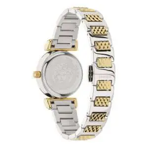 Versace Women’s Quartz Swiss Made Two-tone Stainless Steel Green Dial 27mm Watch VEAA01320 UAE DUBAI AJMAN SHARJAH ABU DHABI RAS AL KHAIMA UMM UL QUWAIN ALAIN FUJAIRAH