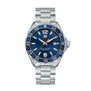 Tag Heuer Men’s Quartz Swiss Made Silver Stainless Steel Blue Dial 43mm Watch WAZ1010.BA0842 UAE DUBAI AJMAN SHARJAH ABU DHABI RAS AL KHAIMA UMM UL QUWAIN ALAIN FUJAIRAH