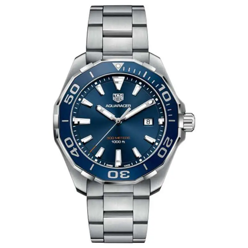 Tag Heuer Men’s Quartz Swiss Made Silver Stainless Steel Blue Dial 43mm Watch WAY101C.BA0746 UAE DUBAI AJMAN SHARJAH ABU DHABI RAS AL KHAIMA UMM UL QUWAIN ALAIN FUJAIRAH