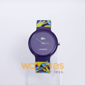 Lacoste Kids Quartz Multi Silicone Strap Purple Dial 40mm Watch 2020061 UAE DUBAI AJMAN SHARJAH ABU DHABI RAS AL KHAIMA UMM UL QUWAIN ALAIN FUJAIRAH