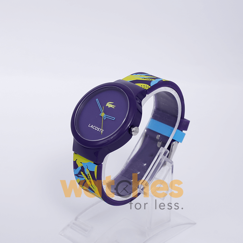 Lacoste Kids Quartz Multi Silicone Strap Purple Dial 40mm Watch 2020061 UAE DUBAI AJMAN SHARJAH ABU DHABI RAS AL KHAIMA UMM UL QUWAIN ALAIN FUJAIRAH