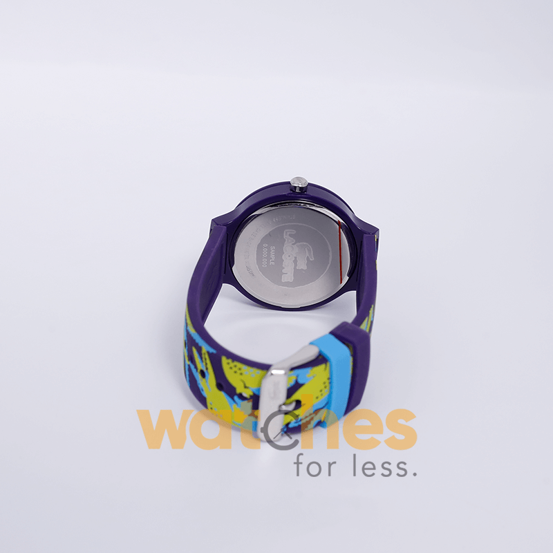 Lacoste Kids Quartz Multi Silicone Strap Purple Dial 40mm Watch 2020061 UAE DUBAI AJMAN SHARJAH ABU DHABI RAS AL KHAIMA UMM UL QUWAIN ALAIN FUJAIRAH