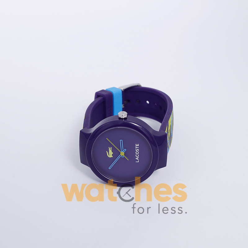 Lacoste Kids Quartz Multi Silicone Strap Purple Dial 40mm Watch 2020061 UAE DUBAI AJMAN SHARJAH ABU DHABI RAS AL KHAIMA UMM UL QUWAIN ALAIN FUJAIRAH