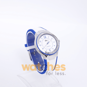 Lacoste Women’s Quartz White & Blue Silicone Strap White Dial 36mm Watch 2000799 UAE DUBAI AJMAN SHARJAH ABU DHABI RAS AL KHAIMA UMM UL QUWAIN ALAIN FUJAIRAH