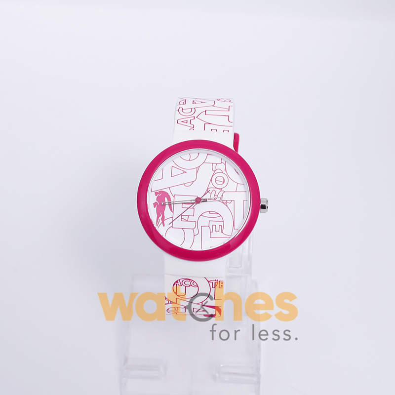 Lacoste Kids Quartz White Silicone Strap White Dial 40mm Watch 2020065 UAE DUBAI AJMAN SHARJAH ABU DHABI RAS AL KHAIMA UMM UL QUWAIN ALAIN FUJAIRAH
