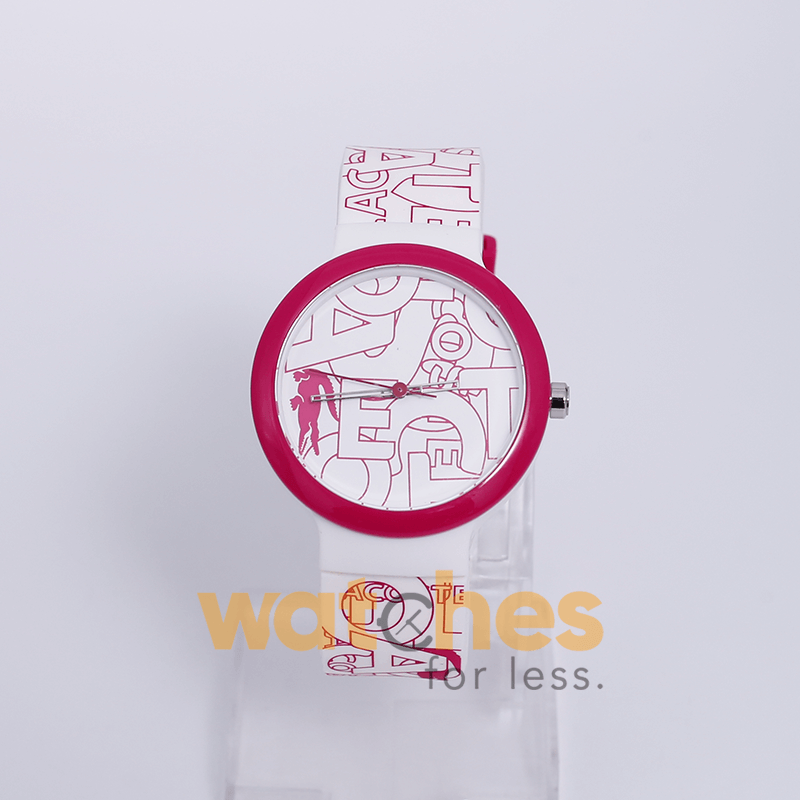 Lacoste Kids Quartz White Silicone Strap White Dial 40mm Watch 2020065 UAE DUBAI AJMAN SHARJAH ABU DHABI RAS AL KHAIMA UMM UL QUWAIN ALAIN FUJAIRAH