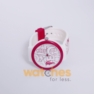 Lacoste Kids Quartz White Silicone Strap White Dial 40mm Watch 2020065 UAE DUBAI AJMAN SHARJAH ABU DHABI RAS AL KHAIMA UMM UL QUWAIN ALAIN FUJAIRAH