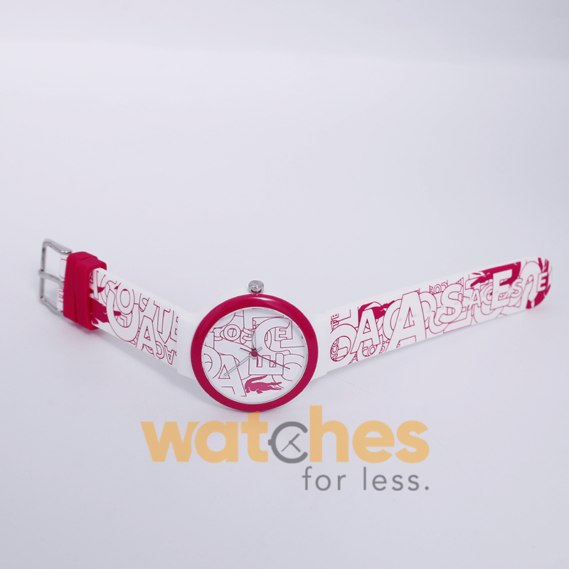 Lacoste Kids Quartz White Silicone Strap White Dial 40mm Watch 2020065 UAE DUBAI AJMAN SHARJAH ABU DHABI RAS AL KHAIMA UMM UL QUWAIN ALAIN FUJAIRAH