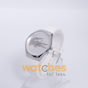 Lacoste Women’s Quartz White Silicone Strap Silver Dial 38mm Watch 2000785 UAE DUBAI AJMAN SHARJAH ABU DHABI RAS AL KHAIMA UMM UL QUWAIN ALAIN FUJAIRAH