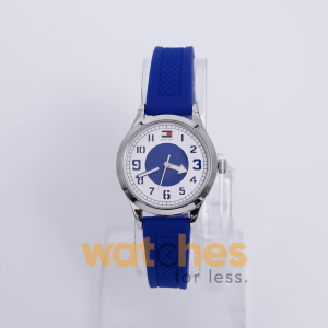 Tommy Hilfiger Women’s Quartz Blue Silicone Strap White Blue Dial 30mm Watch 1781117 UAE DUBAI AJMAN SHARJAH ABU DHABI RAS AL KHAIMA UMM UL QUWAIN ALAIN FUJAIRAH
