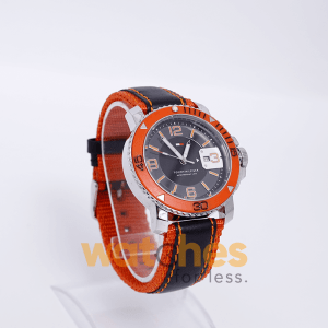 Tommy Hilfiger Men’s Quartz Black Orange Nylone Strap Black Dial 43mm Watch TH701140767 UAE DUBAI AJMAN SHARJAH ABU DHABI RAS AL KHAIMA UMM UL QUWAIN ALAIN FUJAIRAH