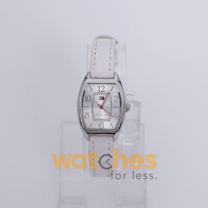 Tommy Hilfiger Women’s Quartz White Leather Strap Silver Dial 24mm Watch 1780760 UAE DUBAI AJMAN SHARJAH ABU DHABI RAS AL KHAIMA UMM UL QUWAIN ALAIN FUJAIRAH