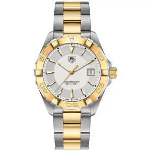 Tag Heuer Aquaracer Men’s Quartz Swiss Made Two-tone Stainless Steel Grey Dial 41mm Watch WBD1120.BB0930 UAE DUBAI AJMAN SHARJAH ABU DHABI RAS AL KHAIMA UMM UL QUWAIN ALAIN FUJAIRAH