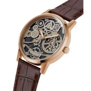 Guess Men’s Quartz Brown Leather Strap Light Brown Dial 42mm Watch GW0570G2 UAE DUBAI AJMAN SHARJAH ABU DHABI RAS AL KHAIMA UMM UL QUWAIN ALAIN FUJAIRAH