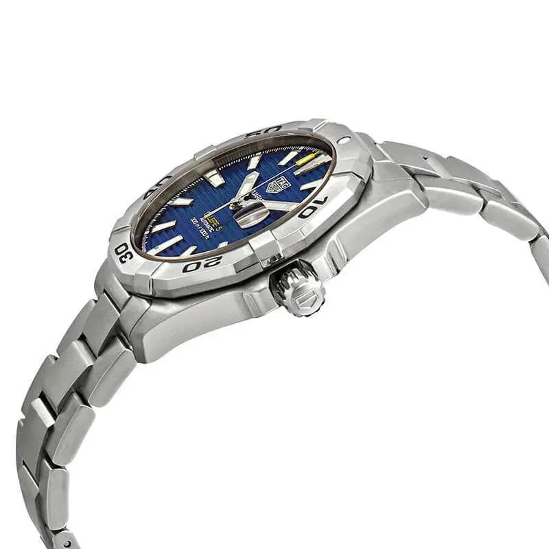 Tag Heuer Aquaracer Men’s Automatic Swiss Made Silver Stainless Steel Blue Dial 41mm Watch WBD2112.BA0928 UAE DUBAI AJMAN SHARJAH ABU DHABI RAS AL KHAIMA UMM UL QUWAIN ALAIN FUJAIRAH