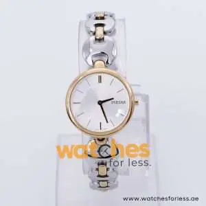 Pulsar Women’s Quartz Two-tone Stainless Steel Silver Sunray Dial 29mm Watch PM2244X1