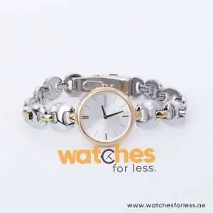 Pulsar Women’s Quartz Two-tone Stainless Steel Silver Sunray Dial 29mm Watch PM2244X1