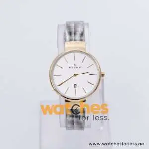 Accurist Women’s Quartz Silver Stainless Steel Silver Sunray Dial 32mm Watch 3719L