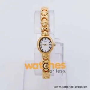 Yema Women’s Quartz Gold Stainless Steel White Dial 18mm Watch MRY016X