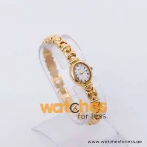 Yema Women’s Quartz Gold Stainless Steel White Dial 18mm Watch MRY016X