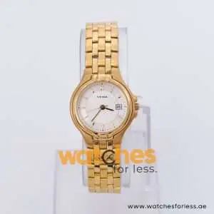 Yema Women’s Quartz Gold Stainless Steel Silver White Dial 27mm Watch MXT045X