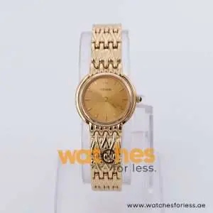 Yema Women’s Quartz Gold Stainless Steel Gold Dial 25mm Watch KRY102X