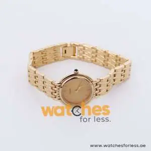 Yema Women’s Quartz Gold Stainless Steel Gold Dial 25mm Watch KRY102X