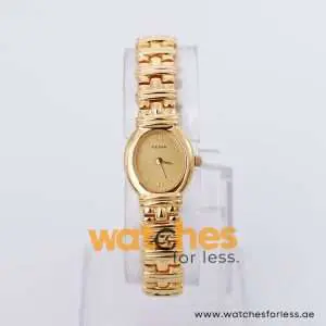 Yema Women’s Quartz Gold Stainless Steel Gold Dial 19mm Watch MTA026X
