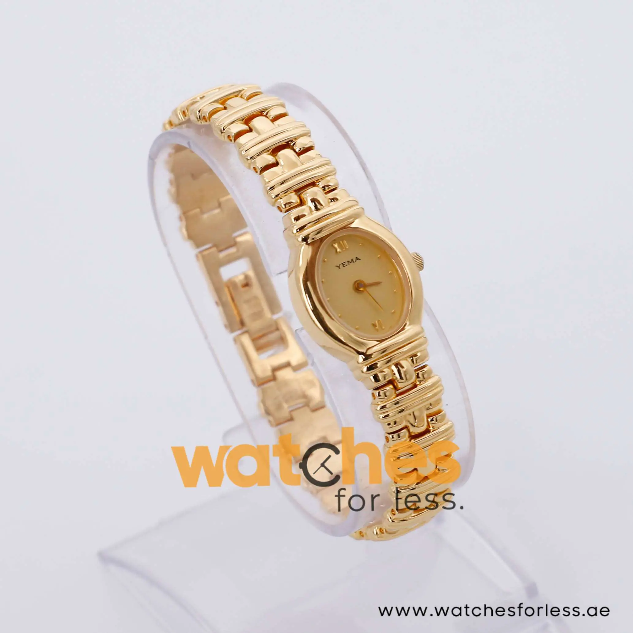 Yema Women’s Quartz Gold Stainless Steel Gold Dial 19mm Watch MTA026X