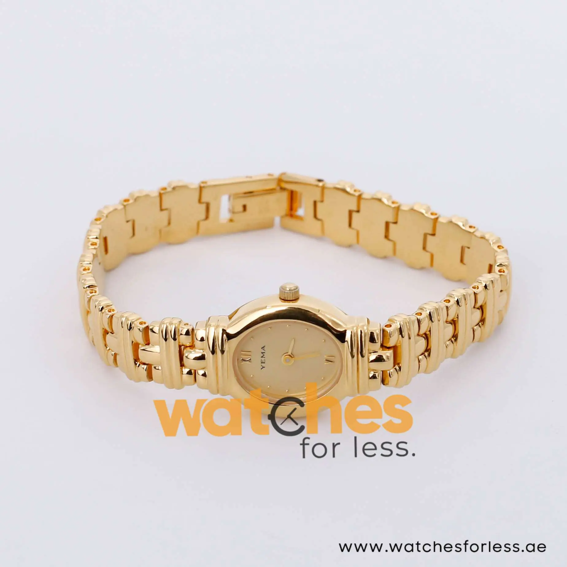 Yema Women’s Quartz Gold Stainless Steel Gold Dial 19mm Watch MTA026X