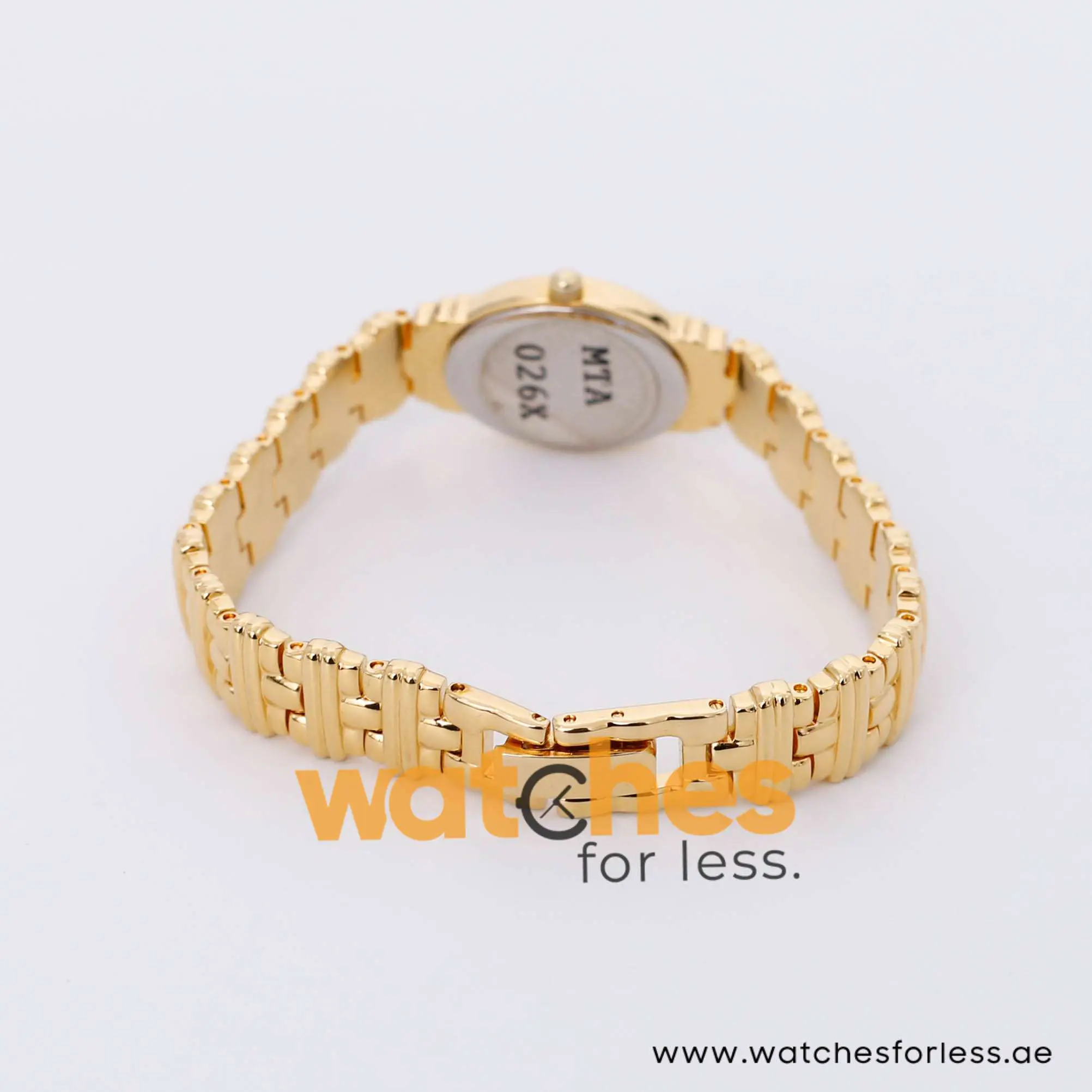 Yema Women’s Quartz Gold Stainless Steel Gold Dial 19mm Watch MTA026X