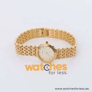 Yema Women’s Quartz Gold Stainless Steel Champagne Dial 24mm Watch MTA022X