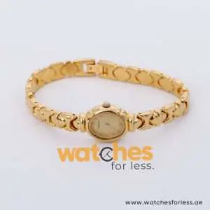 Yema Women’s Quartz Gold Stainless Steel Beige Dial 17mm Watch MRY014X