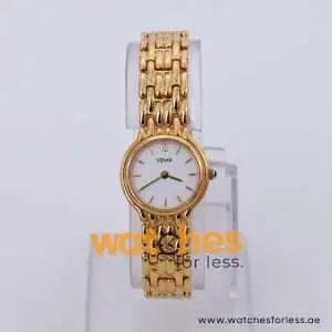 Yema Women’s Quartz Gold Stainless Steel White Dial 24mm Watch RRY114X