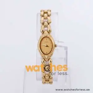 Yema Women’s Quartz Gold Stainless Steel Gold Dial 17mm Watch MRY012X