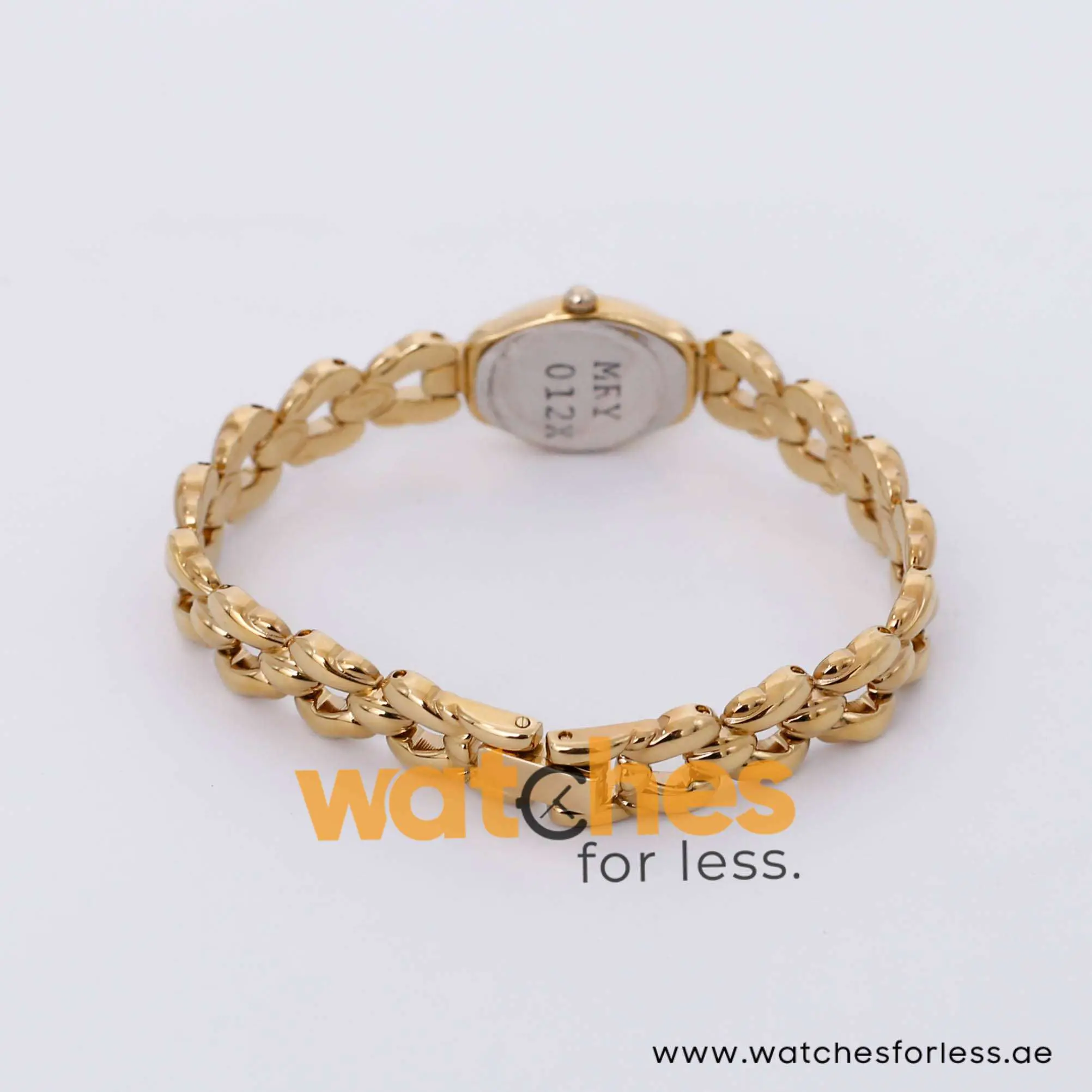 Yema Women’s Quartz Gold Stainless Steel Gold Dial 17mm Watch MRY012X - Image 5