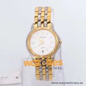 Accord Women’s Quartz Two-tone Stainless Steel Silver Sunray Dial 34mm Watch ACC1084