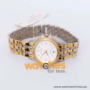 Accord Women’s Quartz Two-tone Stainless Steel Silver Sunray Dial 34mm Watch ACC1084
