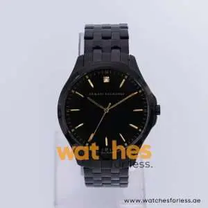 Armani Exchange Men’s Quartz Black Stainless Steel Black Dial 46mm Watch AX2169/3