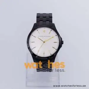 Armani Exchange Men’s Quartz Black Stainless Steel Silver Dial 46mm Watch AX2169