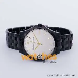 Armani Exchange Men’s Quartz Black Stainless Steel Silver Dial 46mm Watch AX2169
