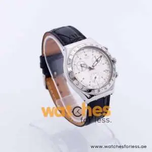 Swatch Men’s Swiss Made Quartz Black Leather Strap Silver Dial 40mm Watch YCS4006AG UAE DUBAI AJMAN SHARJAH ABU DHABI RAS AL KHAIMA UMM UL QUWAIN ALAIN FUJAIRAH