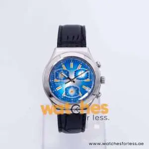 Swatch Men’s Swiss Made Black Leather Strap Blue Dial 40mm Watch YCS426G UAE DUBAI AJMAN SHARJAH ABU DHABI RAS AL KHAIMA UMM UL QUWAIN ALAIN FUJAIRAH